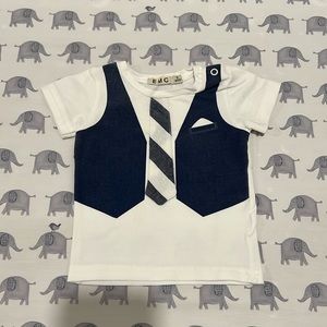 Like New Vest + Tie T Shirt 🚭